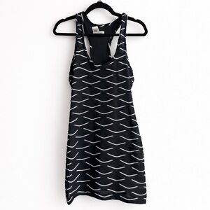 MSPP Max Studio Textured Black Racerback Beach Cover Up Vaca Athleisure dress